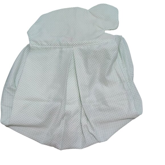 Maipepa Vintage Hanging Diaper Stacker Holder Nursery Quilted Lamb Ruffle Trim - Picture 4 of 8